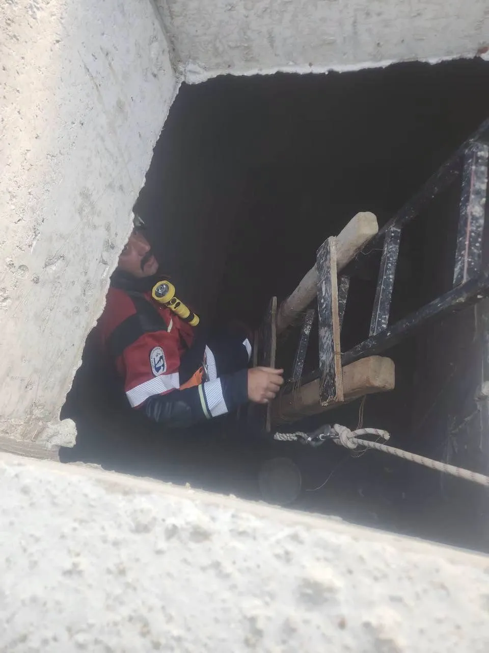 Karlısu'da yürekleri ağza getiren kurtarma operasyonu