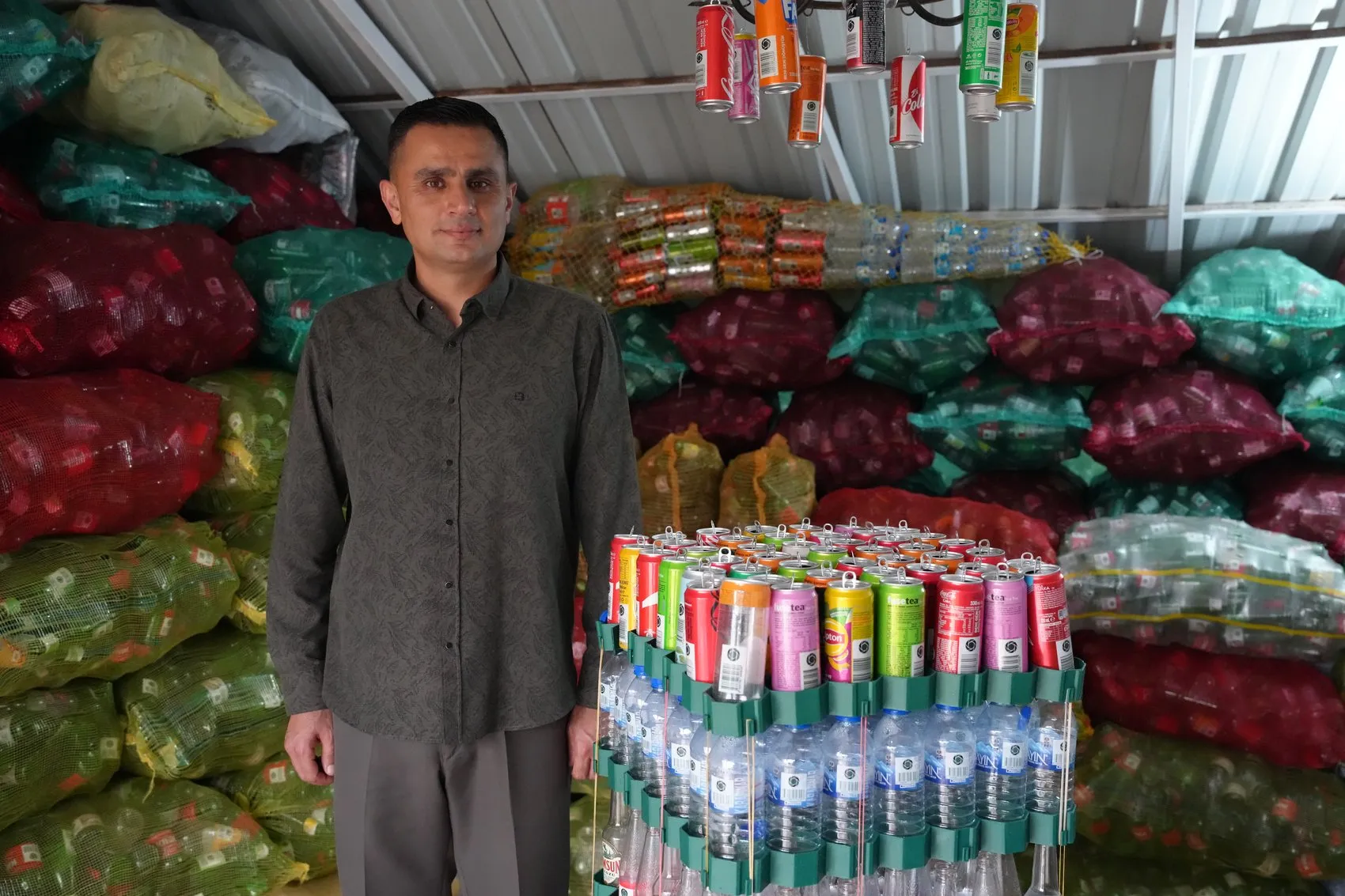 Samsun'da bir ilk: 100 bin ambalajı tek başına topladı, Türkiye'nin zirvesine yerleşti