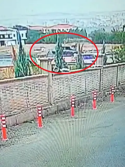 Bismil'de korku dolu anlar: Güvenlik kamerası o dehşet saniyelerini kaydetti