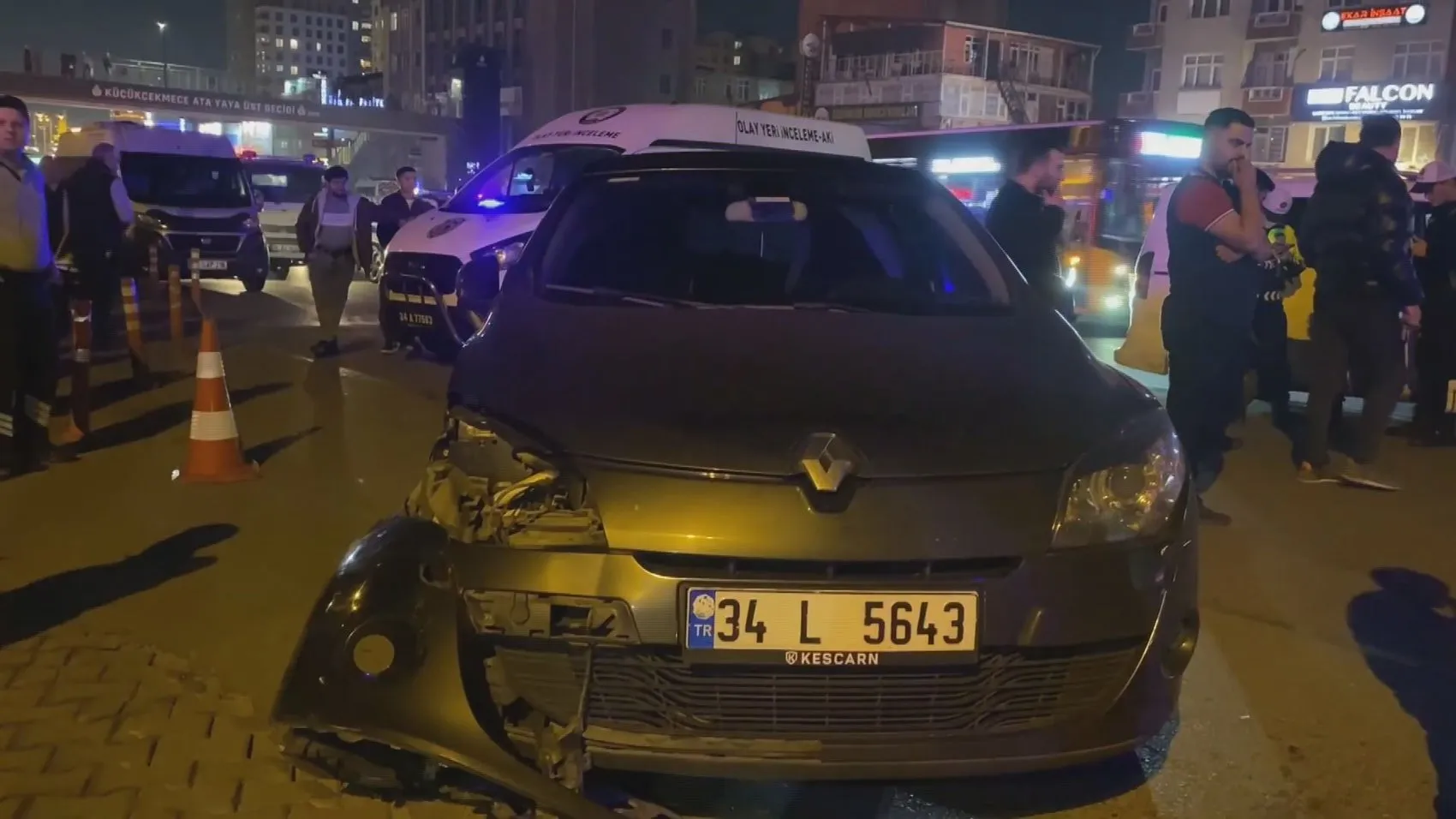 Küçükçekmece'de motosikletli genç için acı son: Güvenlik kamerası o anları kaydetti