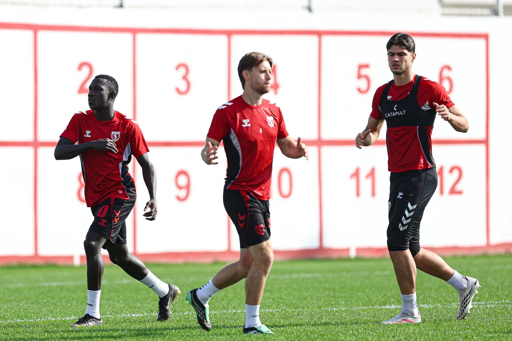 Samsunspor'da Başakşehir mesaisi: Cumhuriyet coşkusu sahaya taşındı