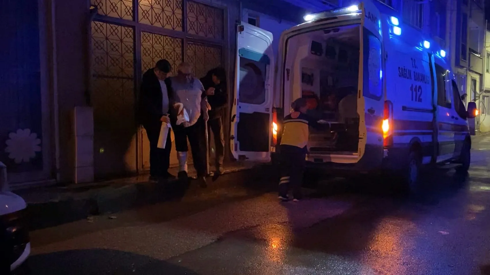 İnegöl'de korku dolu gece: Oksijen tüpü bir anda alev topuna döndü