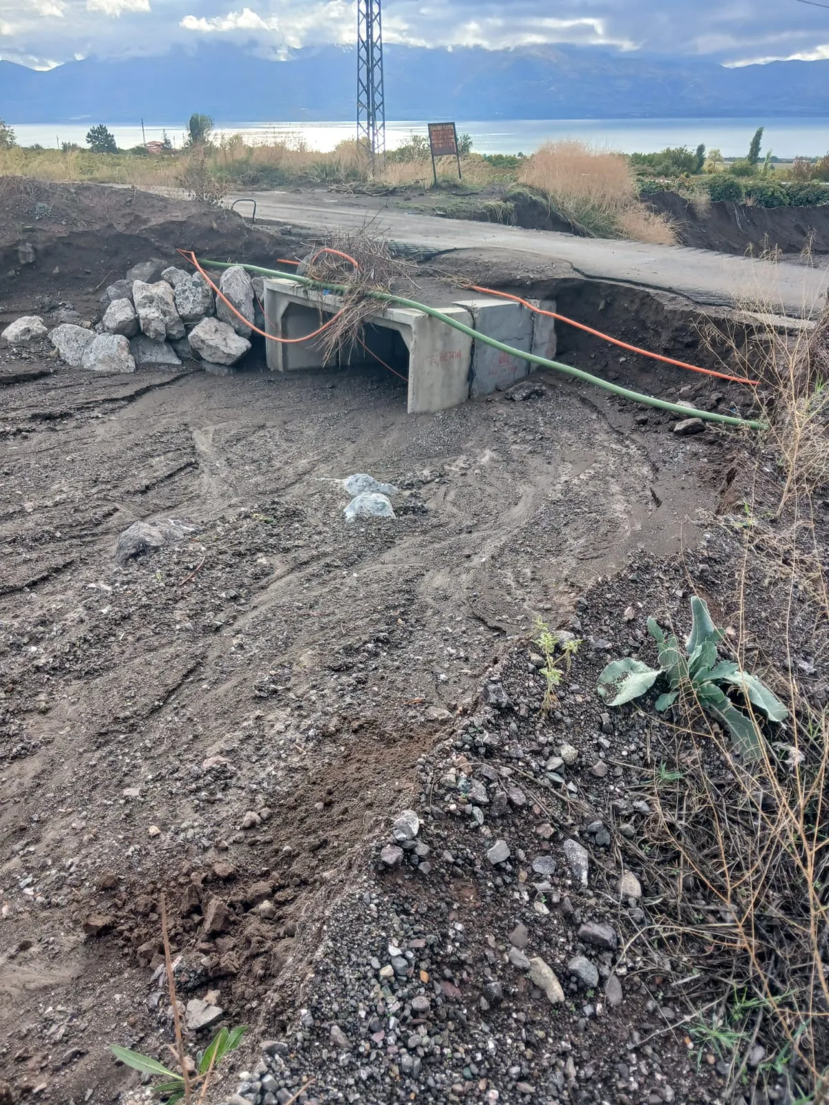 Elazığ'da hasat vakti gelen bağları sel vurdu: Köylüler çaresiz