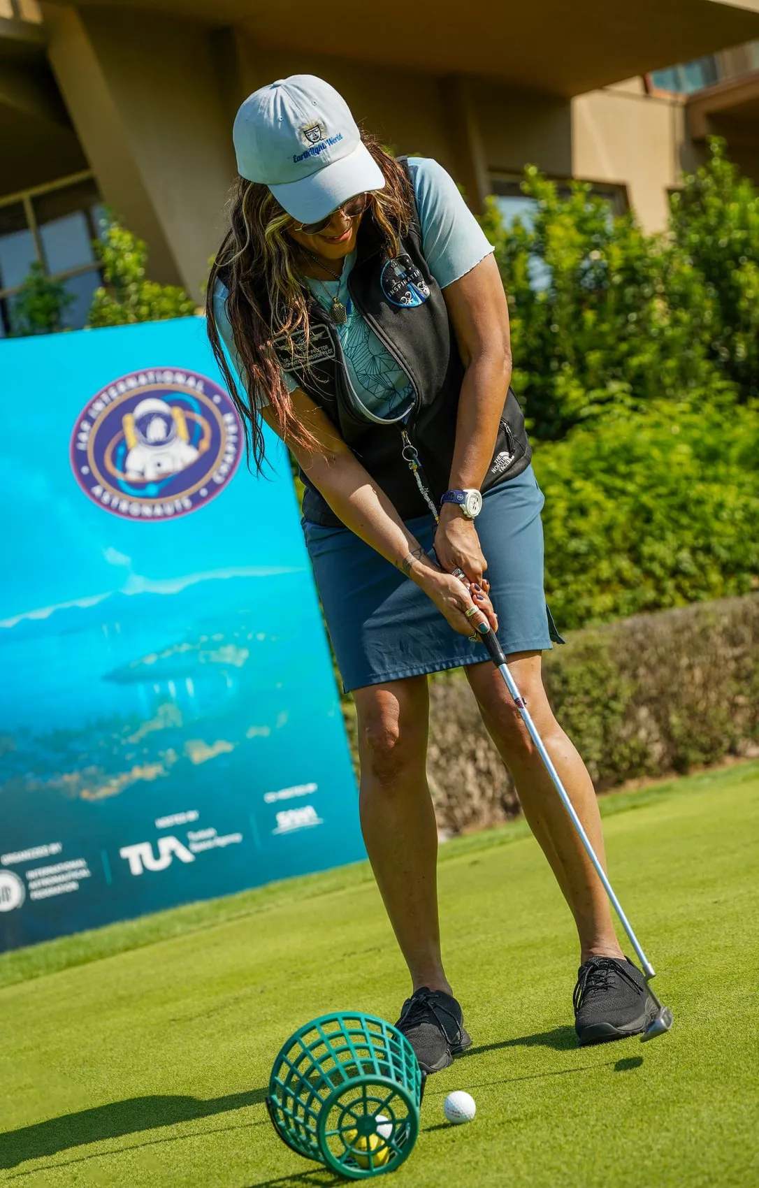 Uzaydan yeşil sahalara: Astronotlar Belek'in golf turizmi için sahaya indi