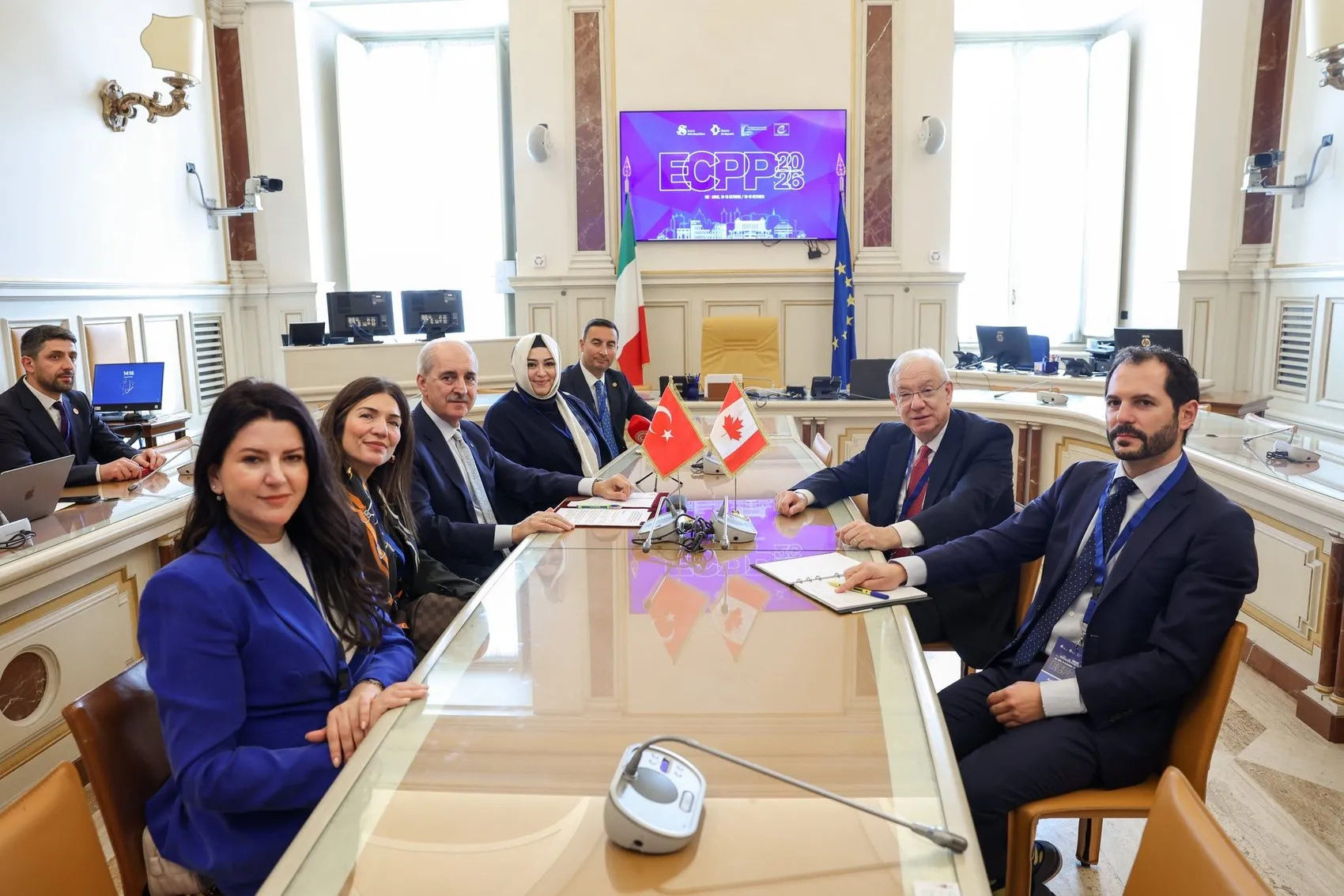Roma'da kritik diplomasi trafiği: Kurtulmuş ve Scarpaleggia masaya oturdu