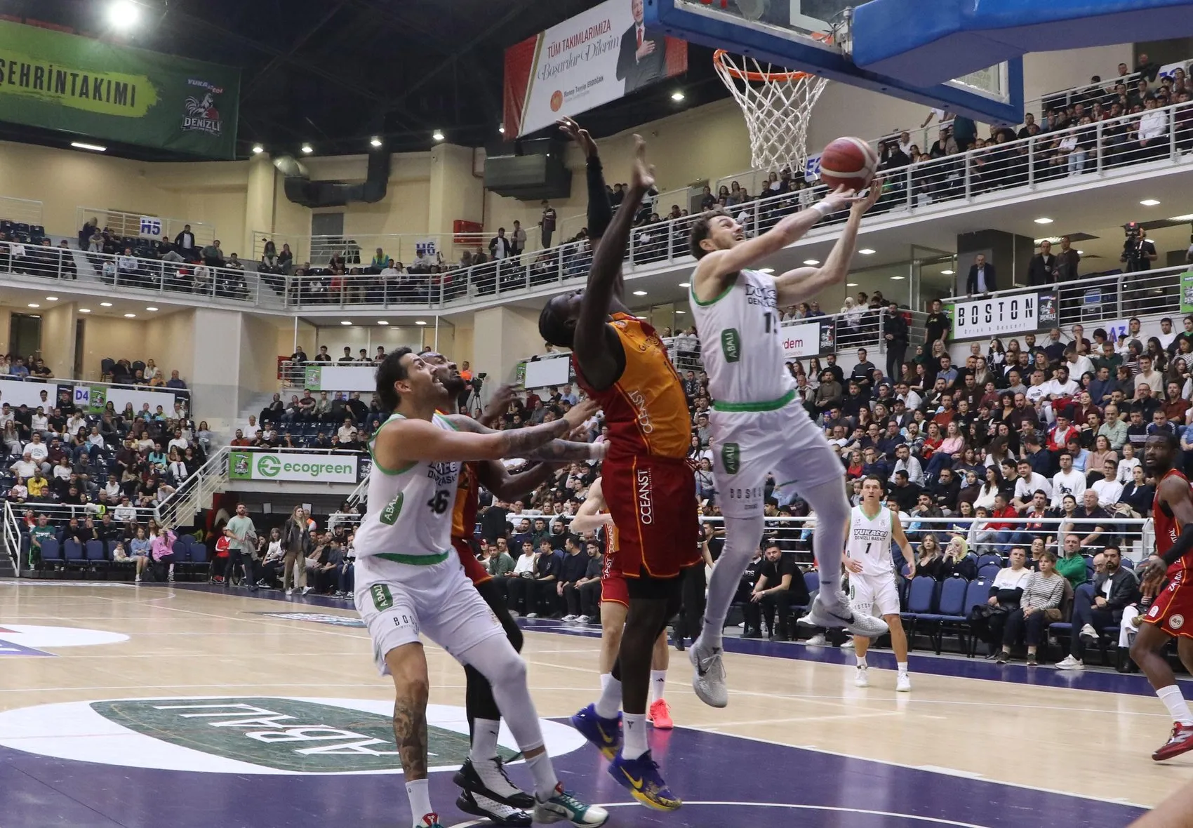 Galatasaray Denizli deplasmanında kontrolü elden bırakmadı