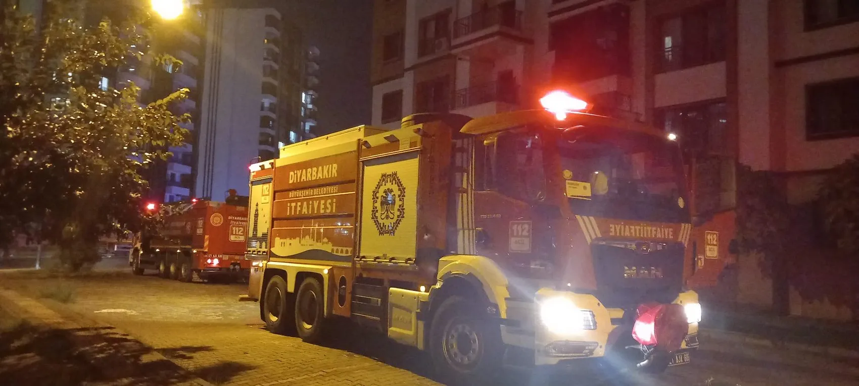 Kayapınar'da korku dolu anlar: Apartman dairesinde çıkan yangın paniğe yol açtı