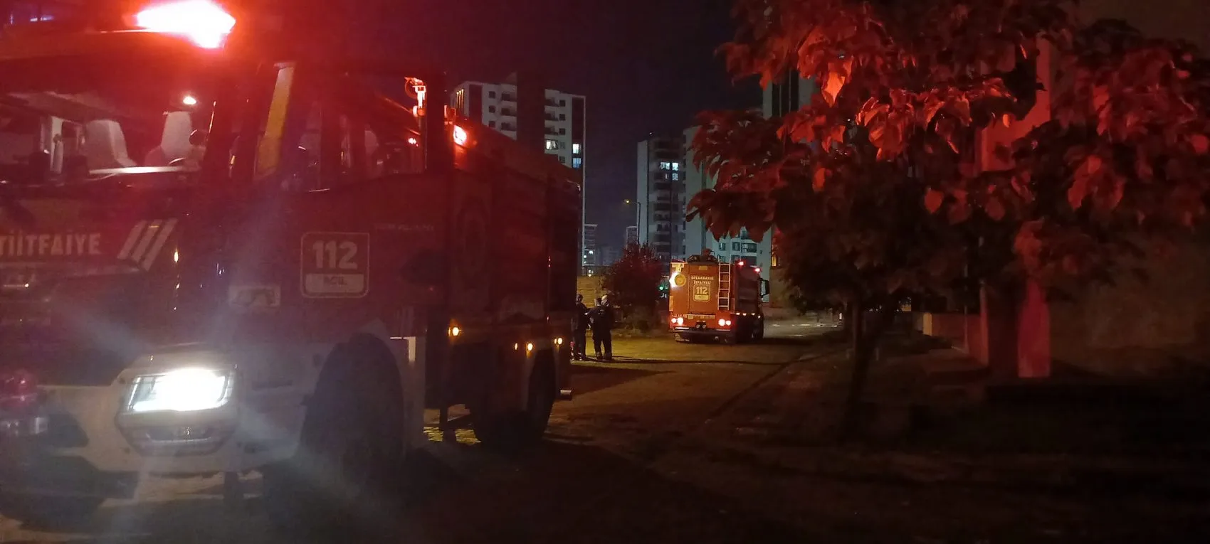Kayapınar'da korku dolu anlar: Apartman dairesinde çıkan yangın paniğe yol açtı