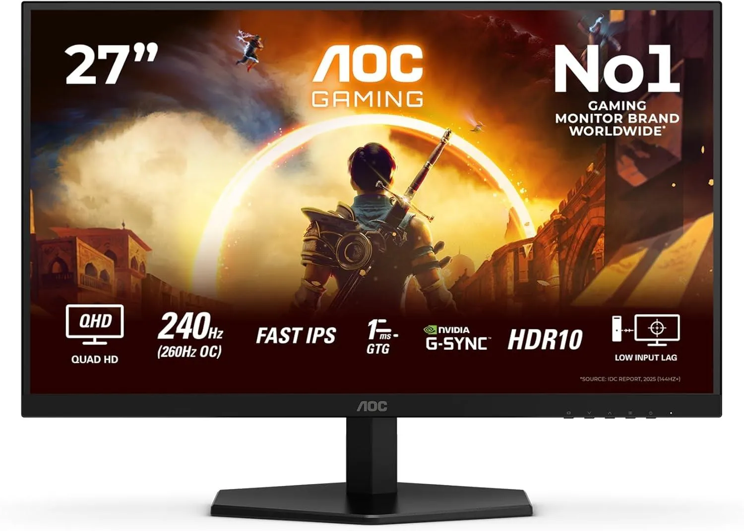 uygun fiyatlı oyuncu monitörü AOC Q27G42ZE