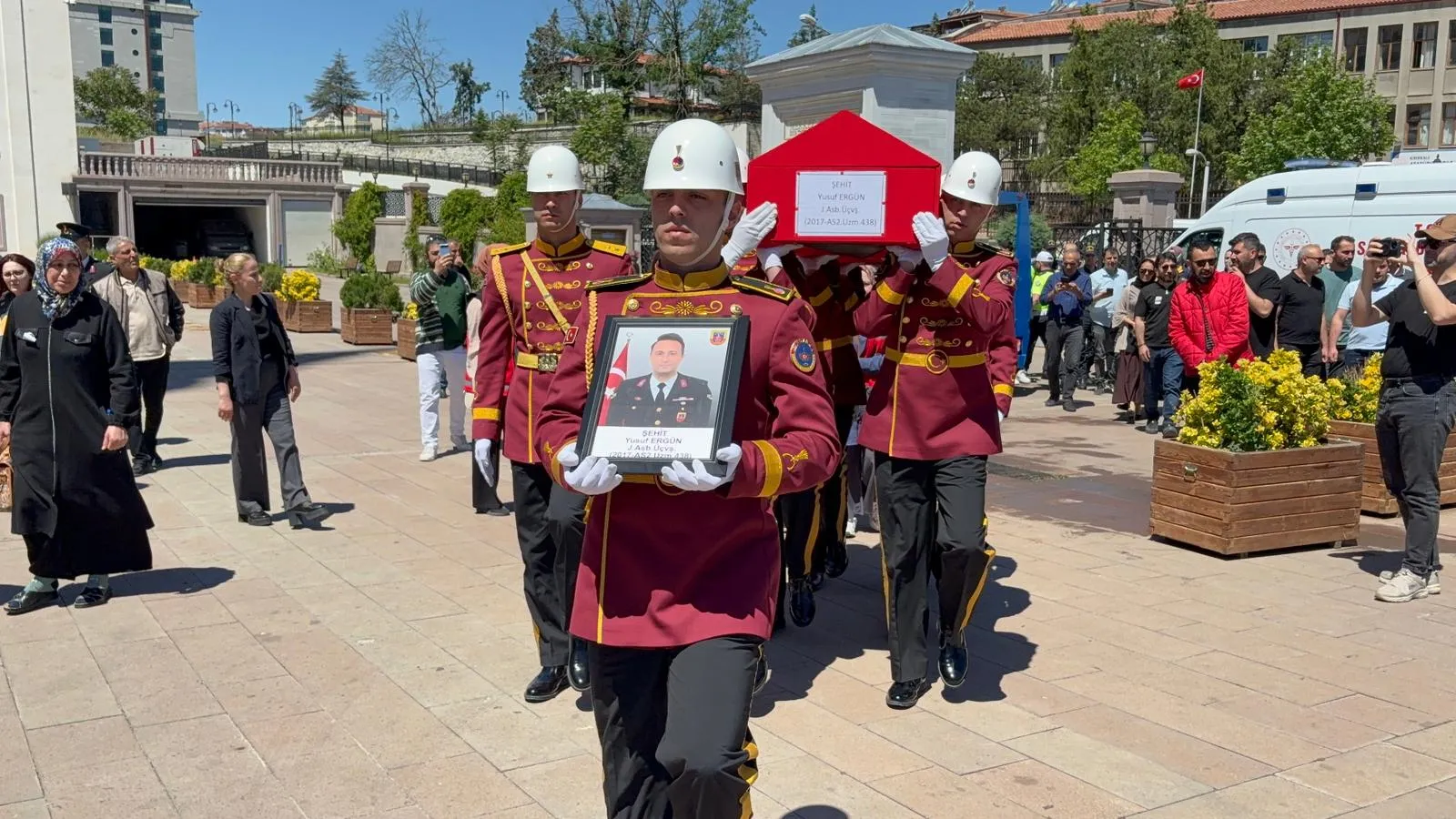 Şehit Astsubay Yusuf Ergün memleketi Kırıkkale'de toprağa verildi