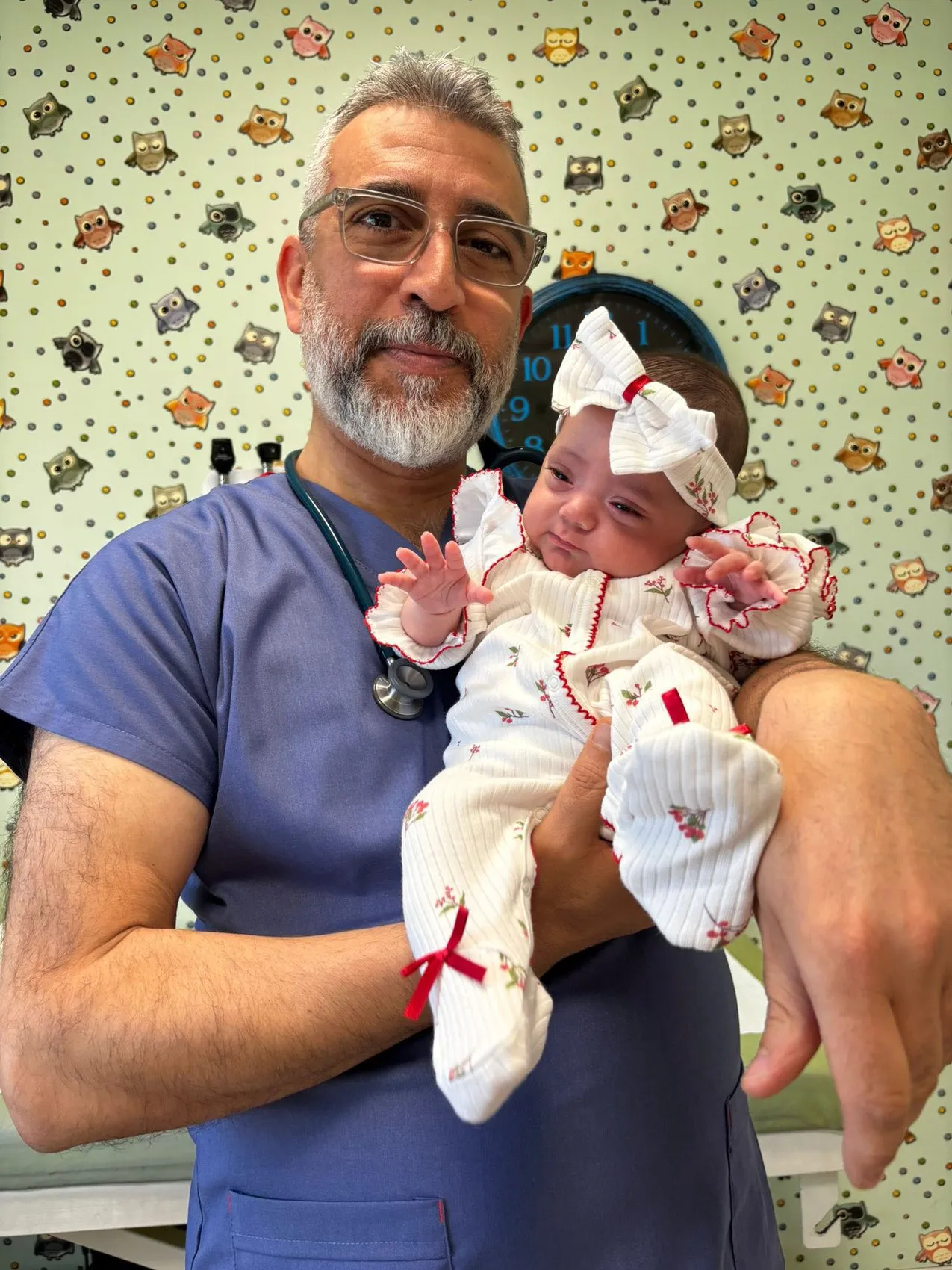 650 gramlık mucize Leyla bebek ailesine kavuştu