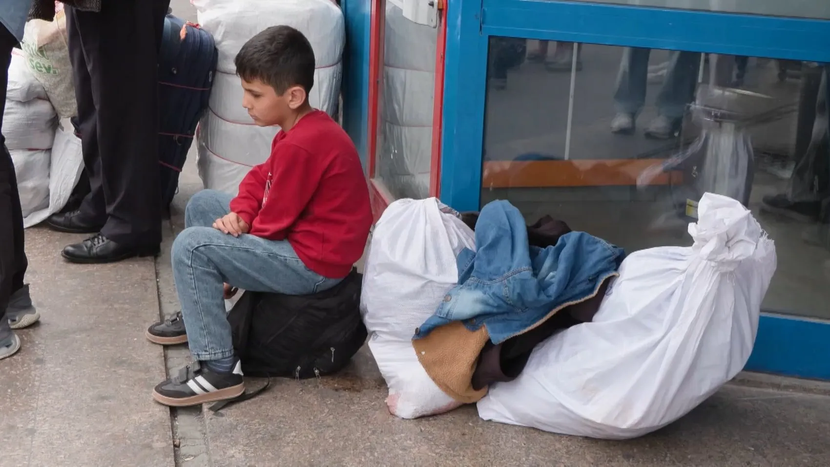 Bayram dönüşü otogarlarda trafik kabusu yaşanıyor