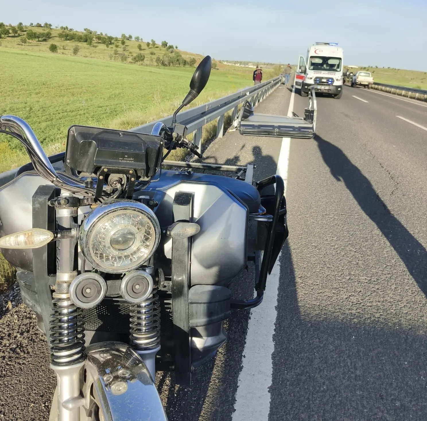 MİDYAT İLÇESİNDE KAMYON İLE MOTOSİKLETİN ÇARPIŞMASI SONUCU 1 KİŞİ HAYATINI KAYBETTİ.
