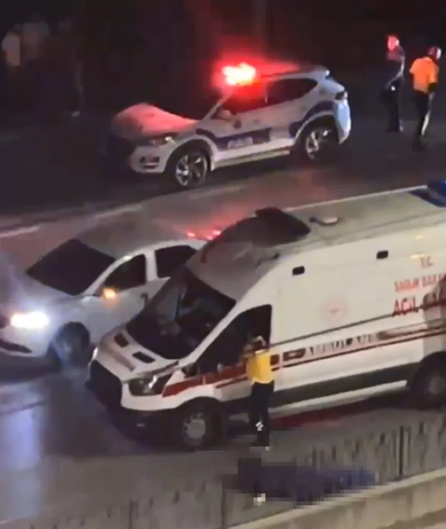 Sultangazi'de gece vakti feci kaza