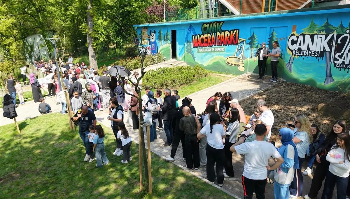 Samsun’daki dev macera parkına ziyaretçi akını