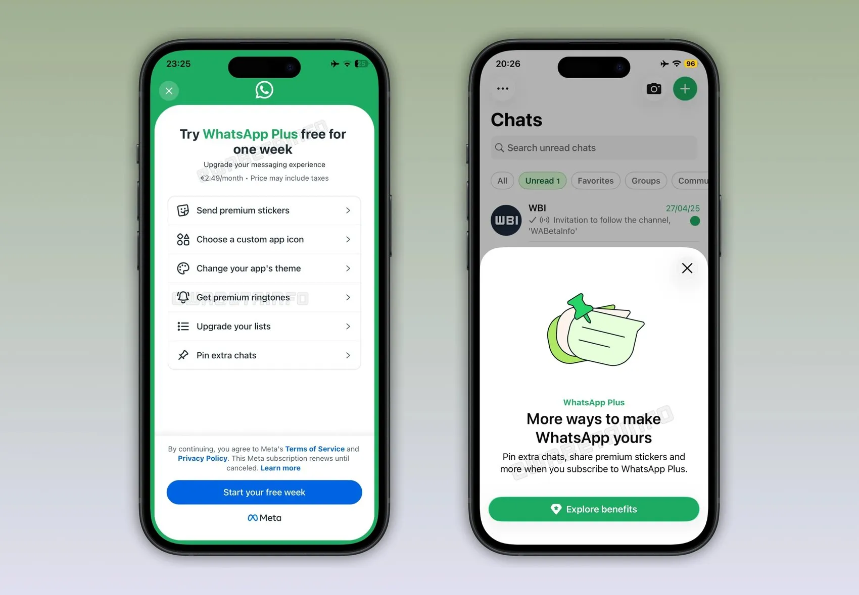 WhatsApp Plus abone olma adımları