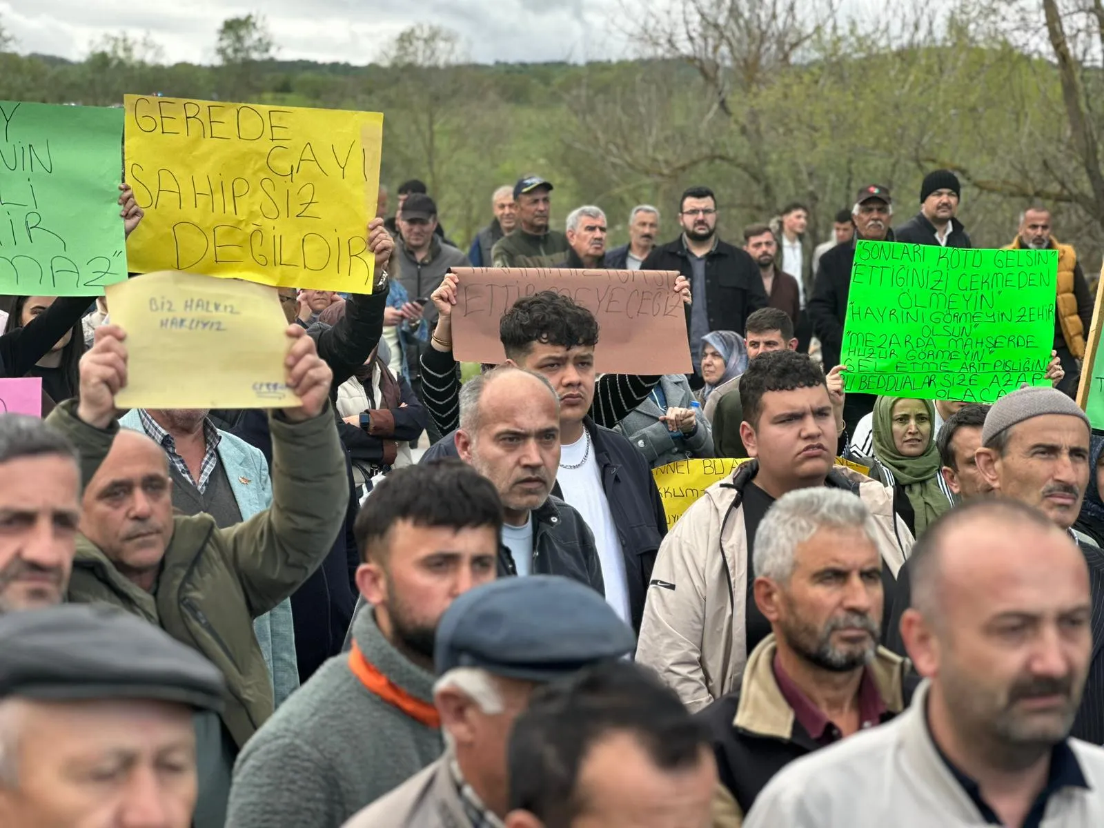 Gerede Çayı zehir akıyor halk isyan etti