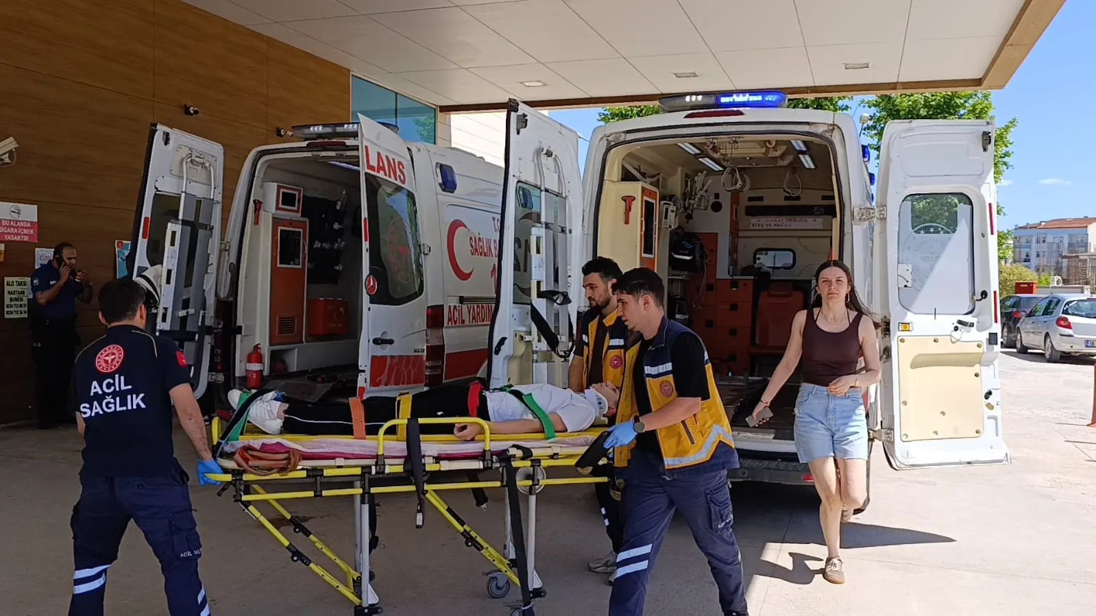 İnegöl'de kaza sonrası arbede Sürücü darbedildi