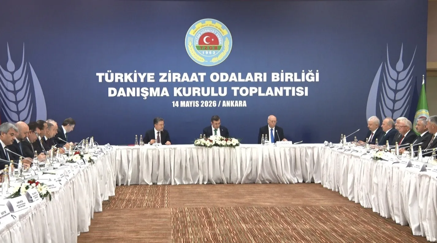 TÜRKİYE ZİRAAT ODALARI BİRLİĞİ (TZOB) DANIŞMA KURULU TOPLANTISI, 14 MAYIS DÜNYA ÇİFTÇİLER GÜNÜ'NDE ANKARA'DA BİR OTELDE DÜZENLENDİ.