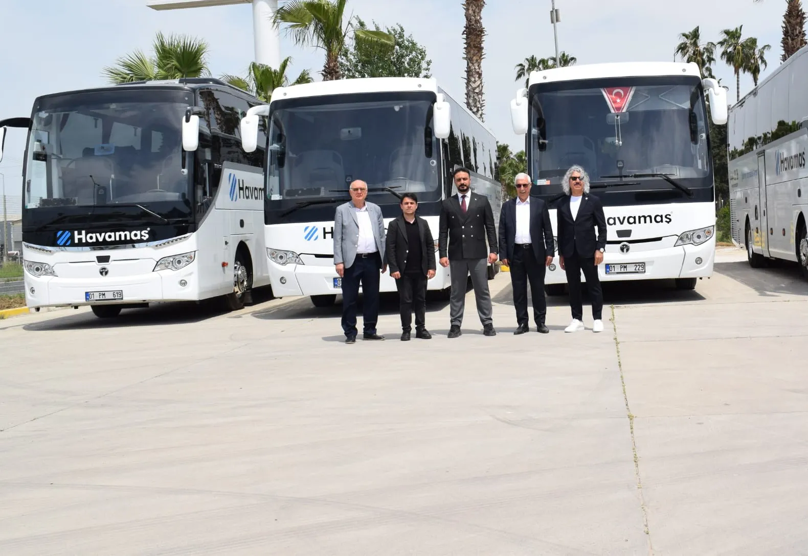 ÇUKUROVA ULUSLARARASI HAVALİMANI’NDA YOLCU TAŞIMACILIĞI HİZMETİ VEREN HAVAMAŞ, FİLOSUNU 8 YENİ OTOBÜSLE GÜÇLENDİRDİ. YENİ ARAÇLARIN HATAY-ADANA-TARSUS-MERSİN TRANSFER HATTINDA HİZMET VERECEĞİ BİLDİRİLDİ.