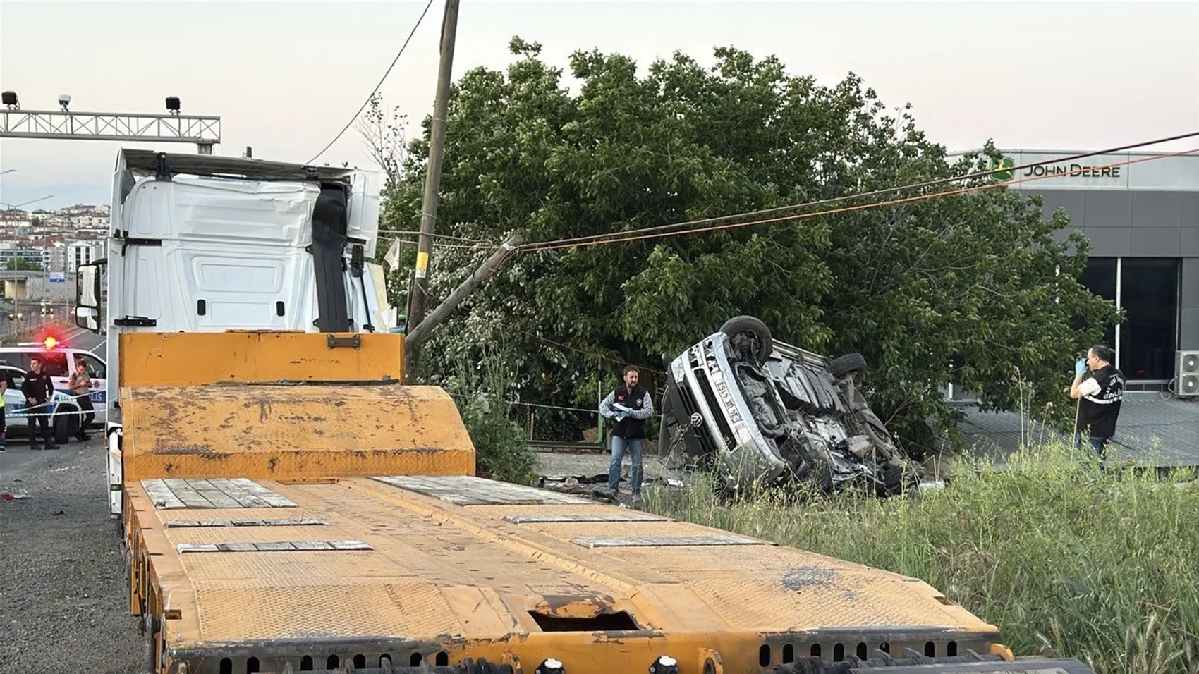 Tekirdağ yolunda zincirleme kaza bir can aldı