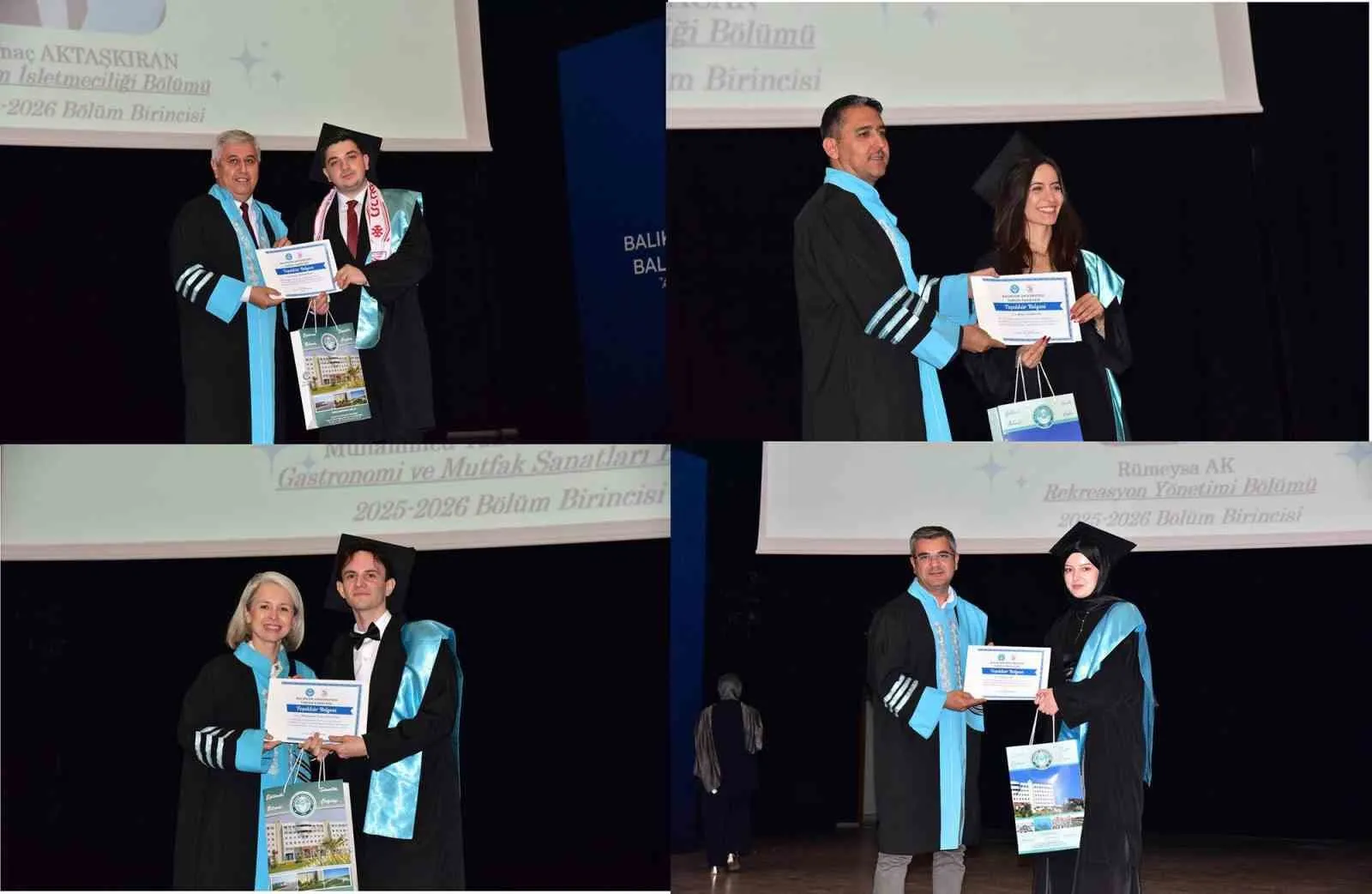 BALIKESİR ÜNİVERSİTESİ TURİZM FAKÜLTESİNDE MEZUNİYET COŞKUSU