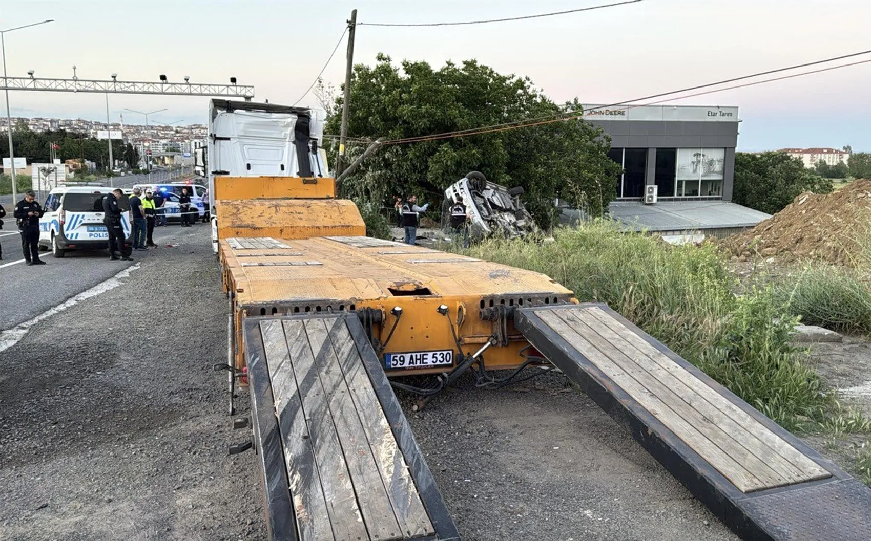 Tekirdağ yolunda zincirleme kaza bir can aldı