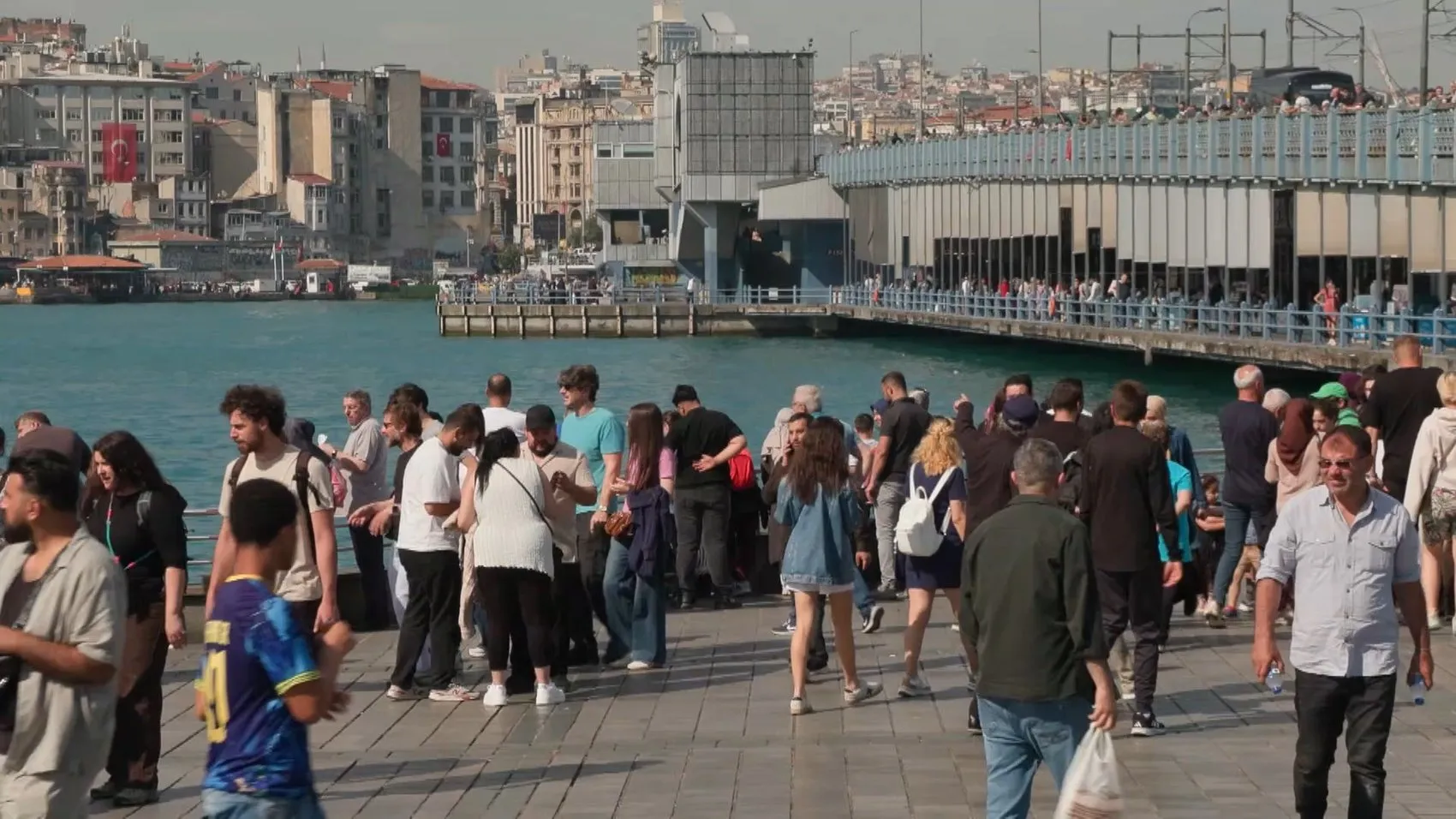 Bayramın son günü Eminönü yine İstanbulluların uğrak noktası oldu
