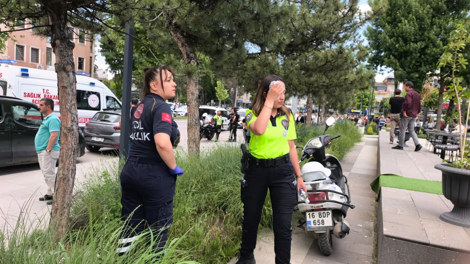 İnegöl trafiğinde kanlı hesaplaşma