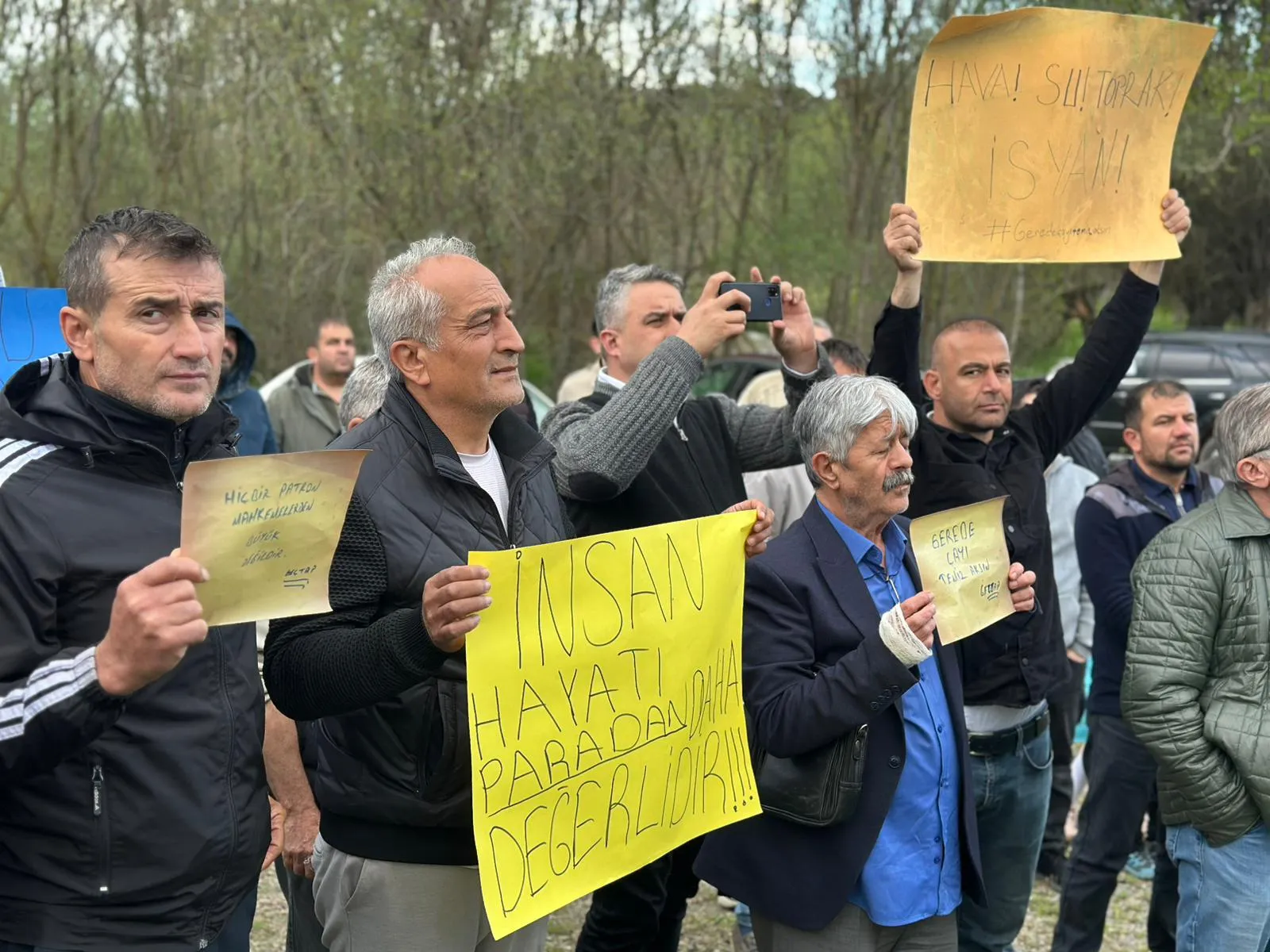 Gerede Çayı zehir akıyor halk isyan etti