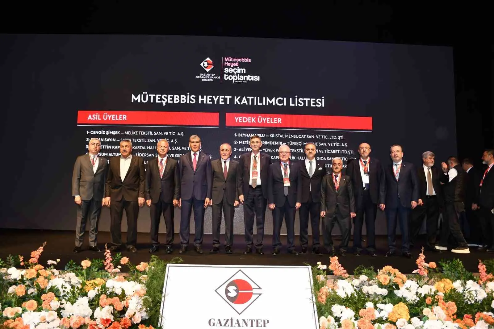 GAZİANTEP ORGANİZE SANAYİ BÖLGESİ MÜTEŞEBBİS HEYETİ SEÇİMLERİ YAPILDI.