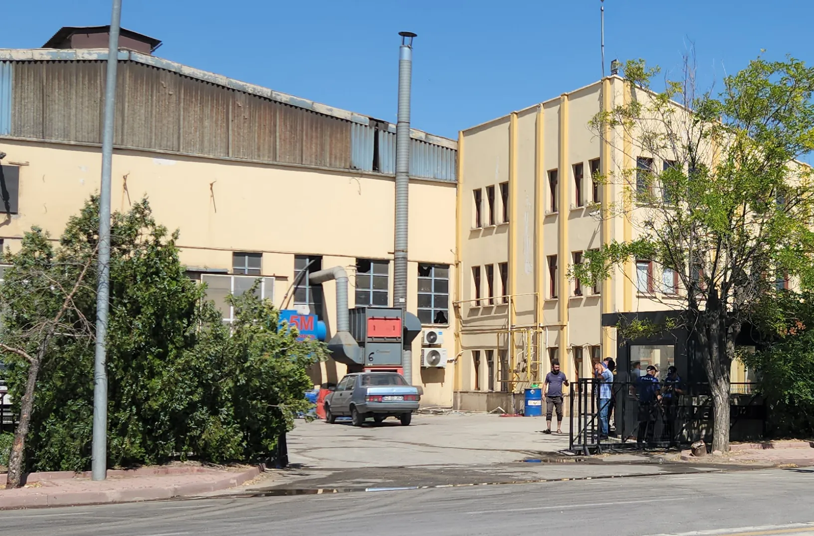 Konya Organize Sanayi Bölgesi’ndeki dökümhanede korkutan patlama