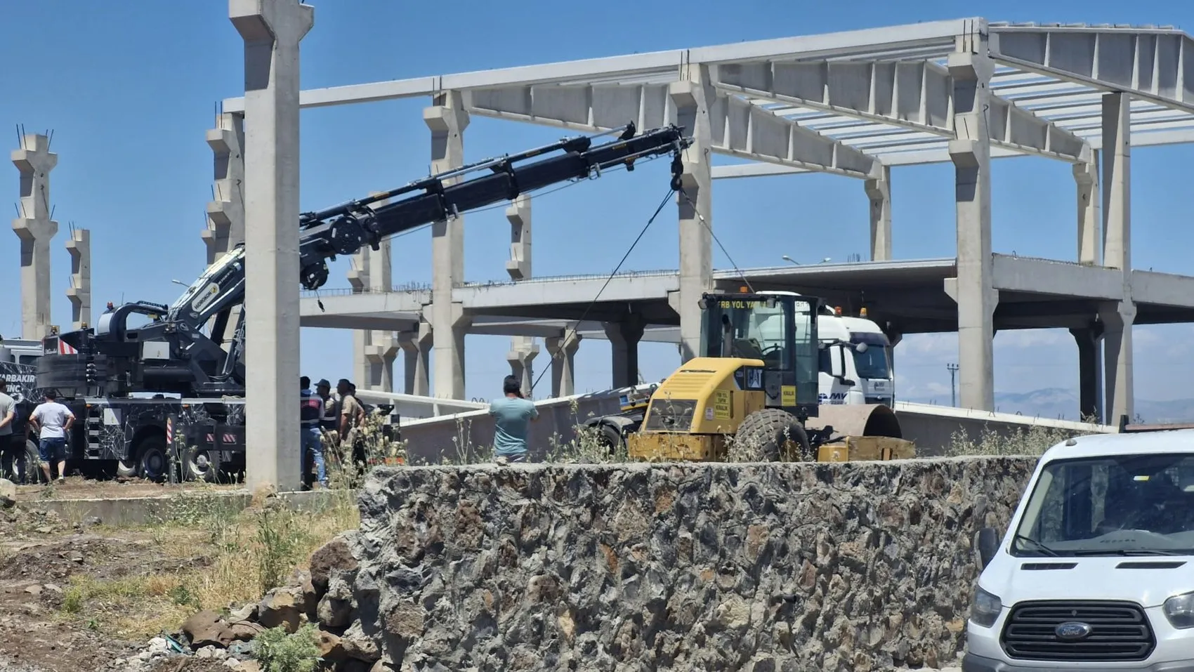 Diyarbakır'da inşaat faciası Bir işçi hayatını kaybetti