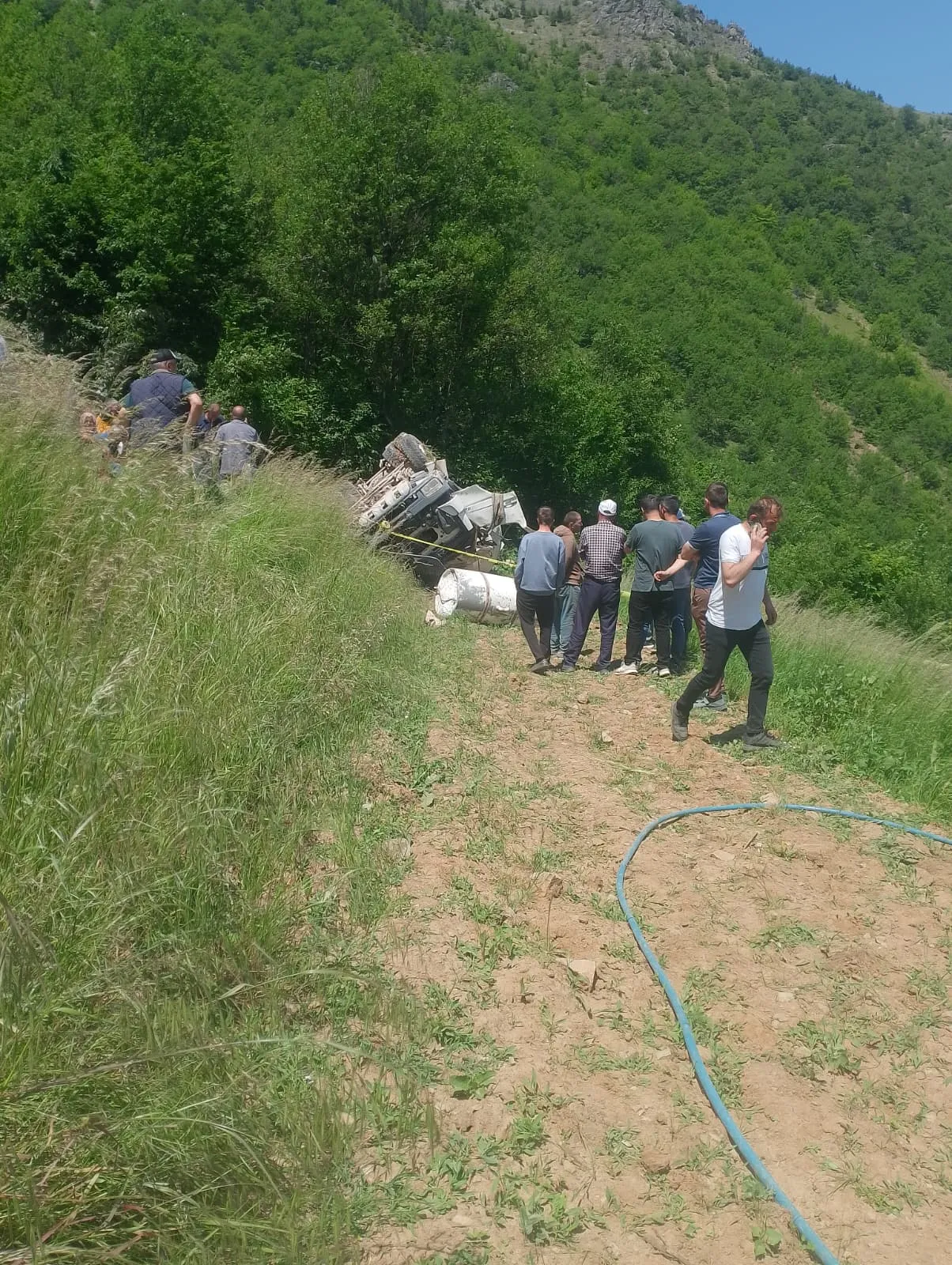 Gümüşhane'de beton mikseri kazası iki can aldı