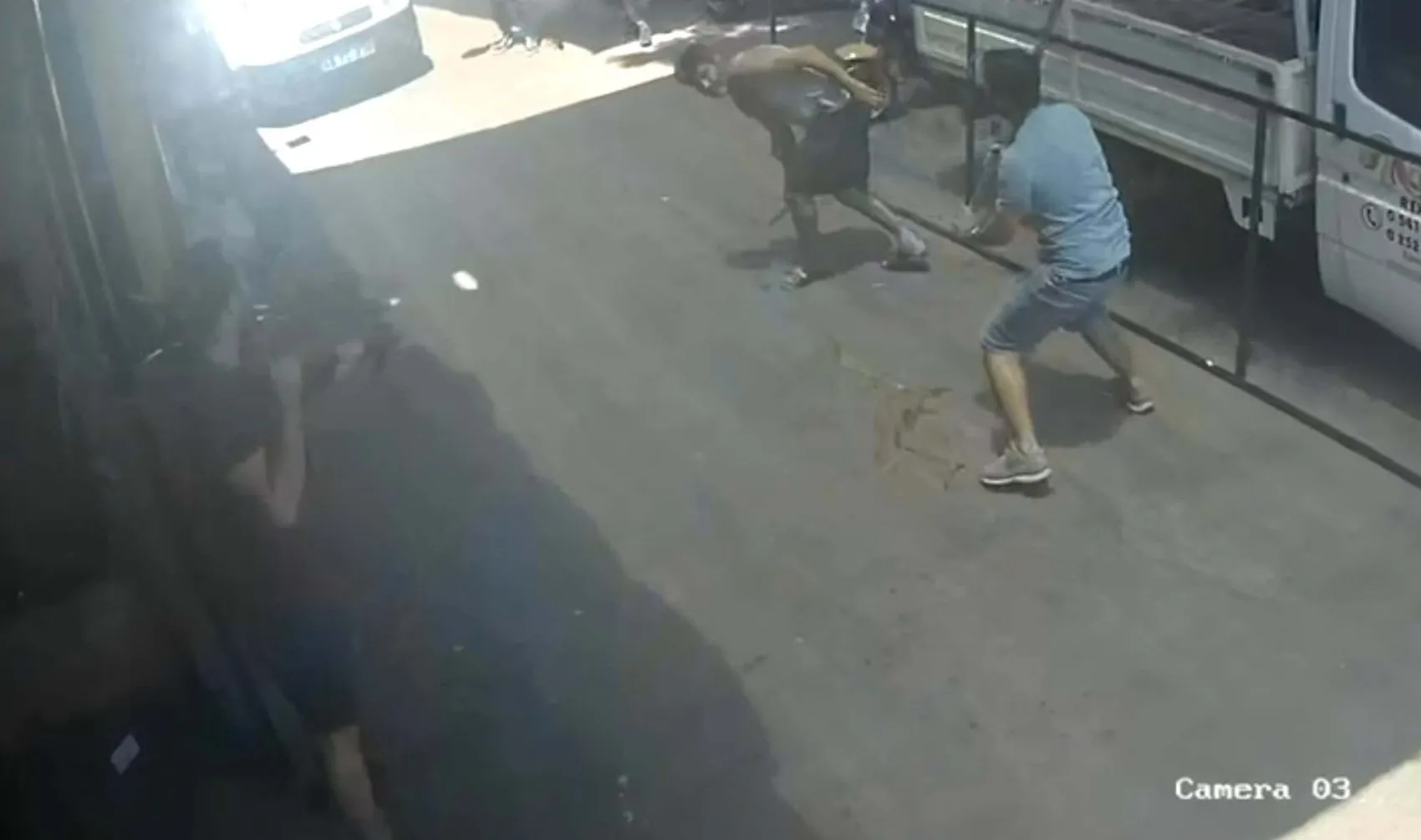 Bodrum’da bıçaklı hesaplaşma kameraya yansıdı