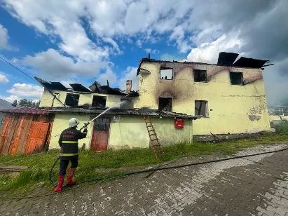 Kastamonu'da köy camisi küle döndü