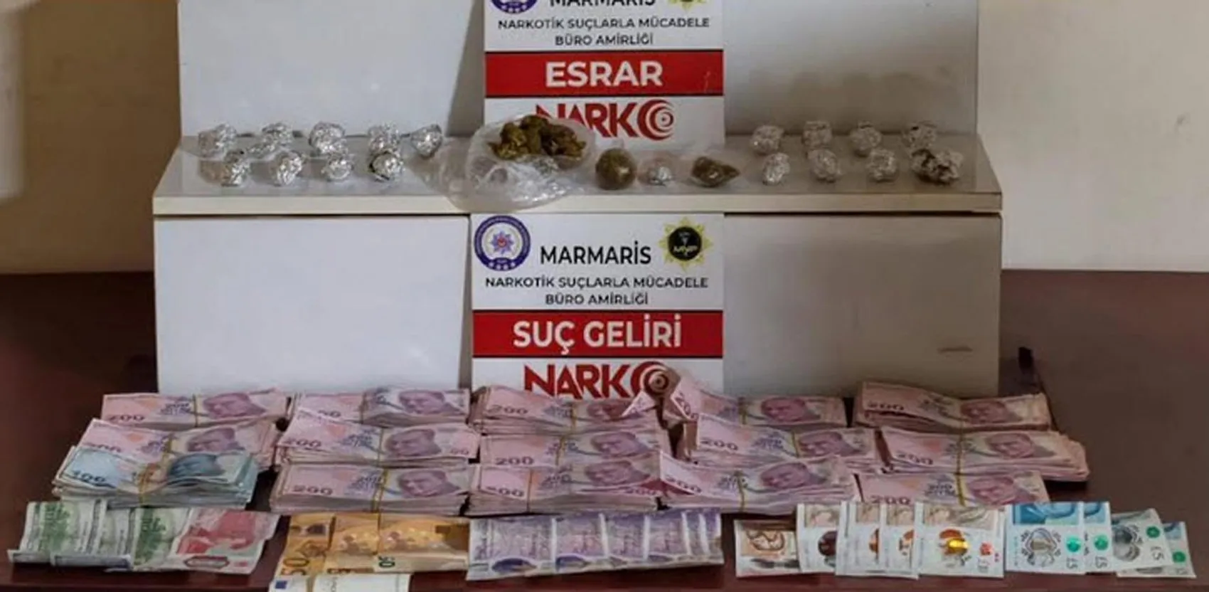 Marmaris merkezli operasyonda uyuşturucu tacirleri yakalandı
