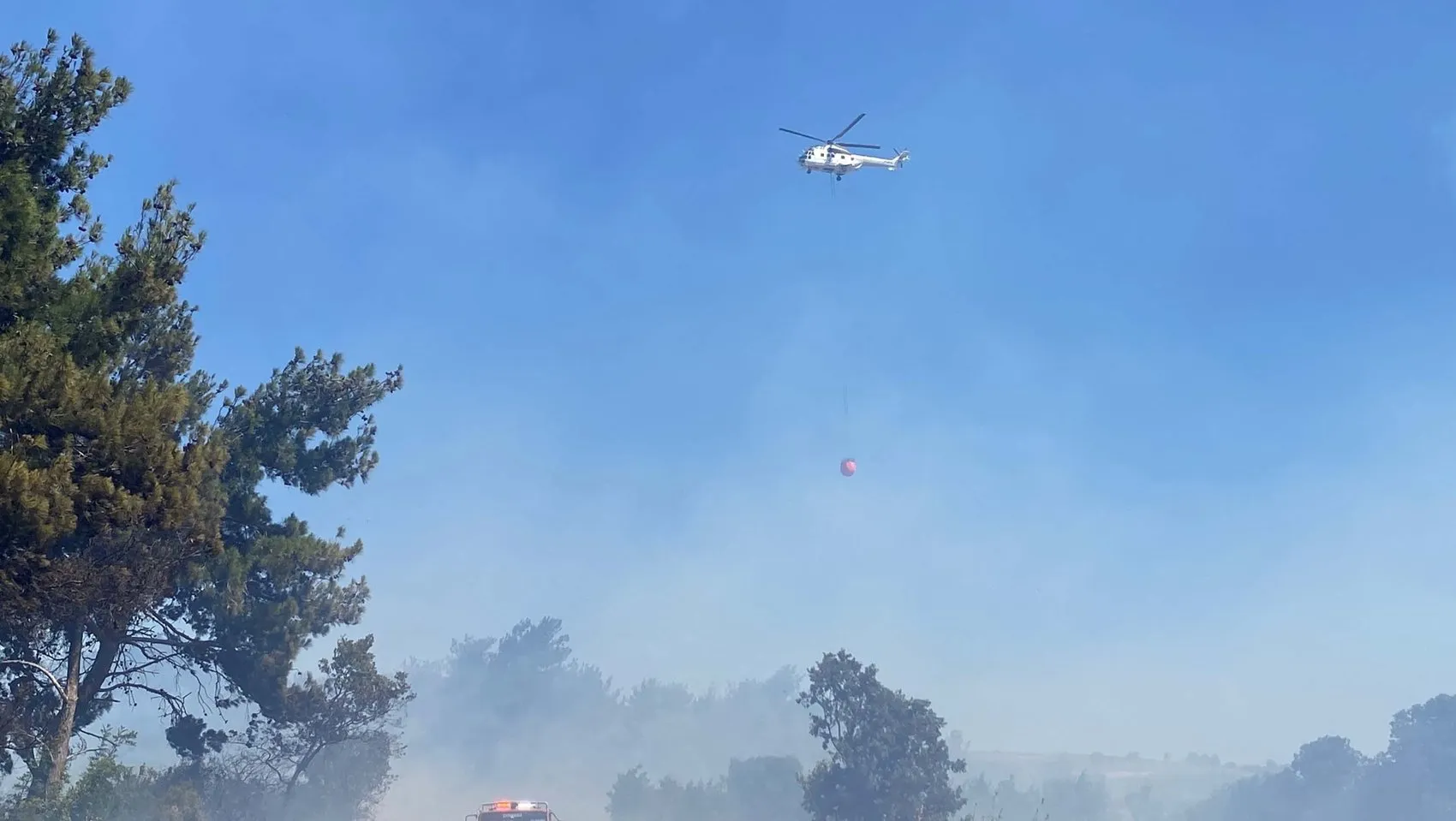Çanakkale Kızılkeçili köyü yakınlarında çıkan yangın söndürüldü