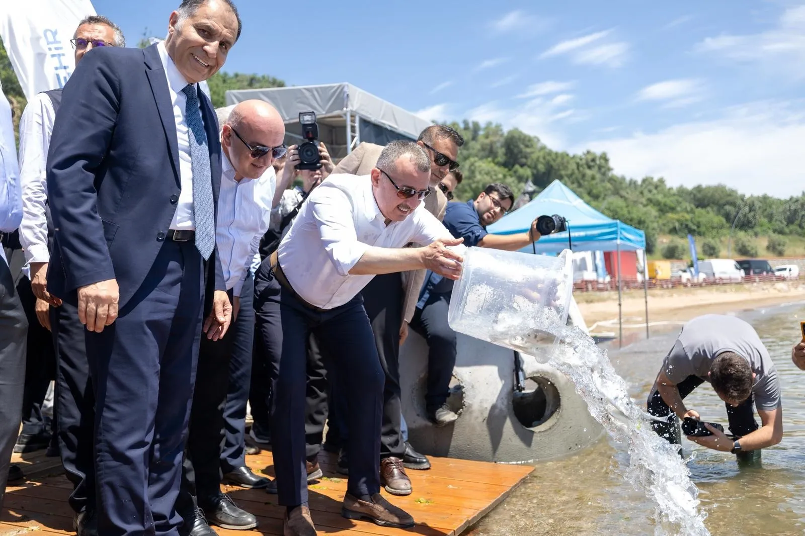 İzmit Körfezi için dev operasyon 6 bin balık denizle buluştu