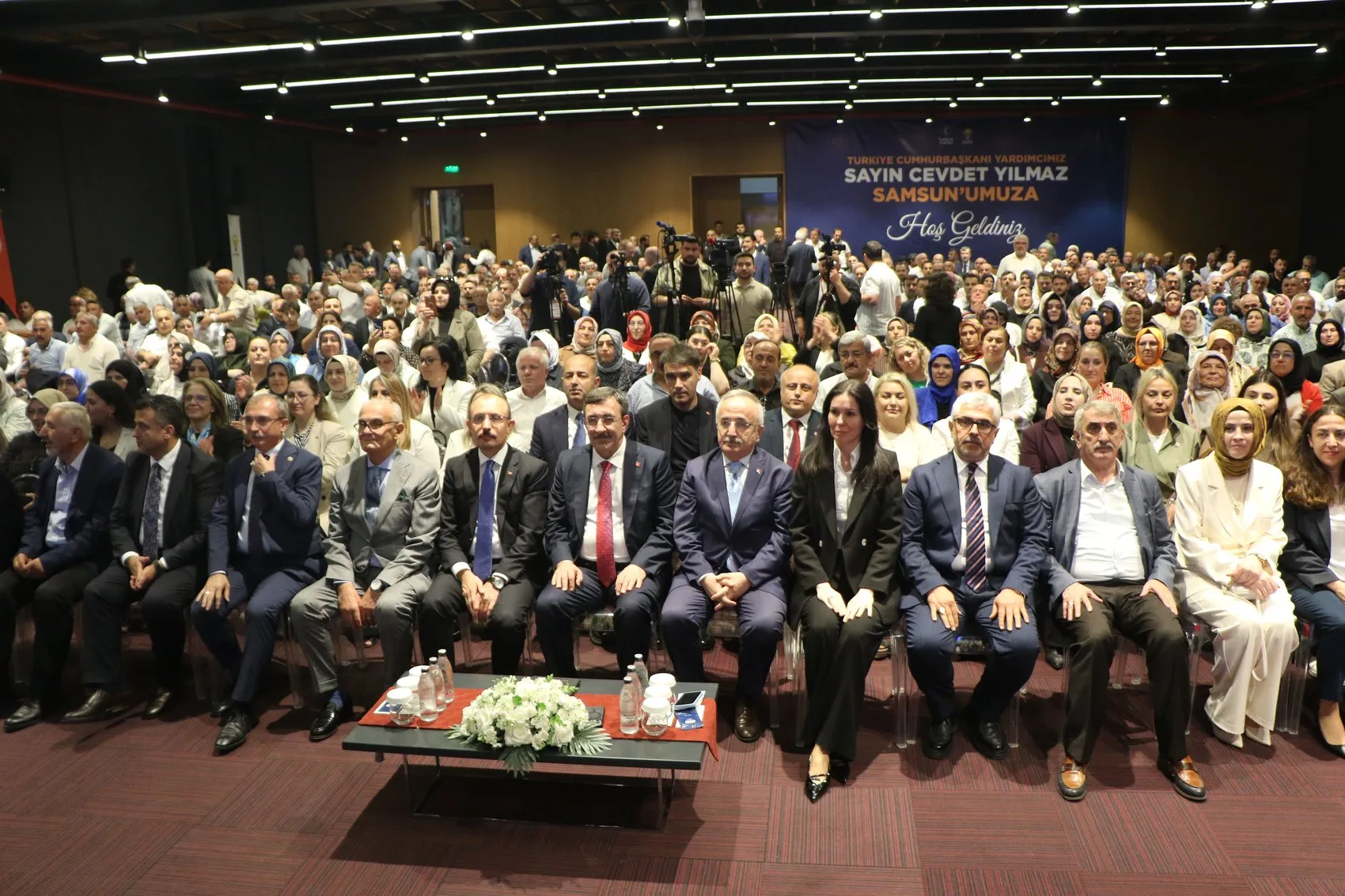Cevdet Yılmaz Samsun’da Türkiye’nin ekonomik büyüme rakamlarını paylaştı