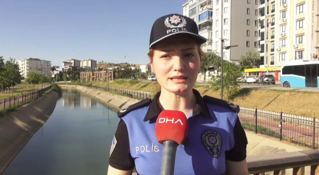 Batman'da serinleme tehlikesi Polis su kenarlarında nöbette