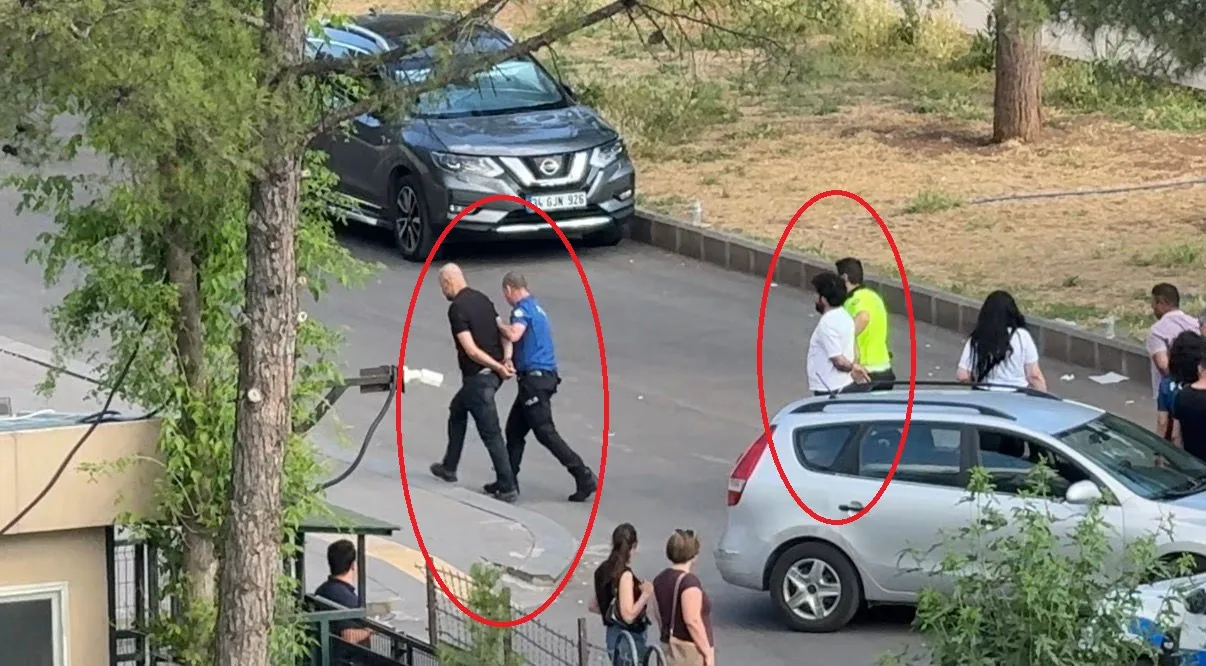 Diyarbakır Adliyesi önünde polise fiziksel saldırı girişimi