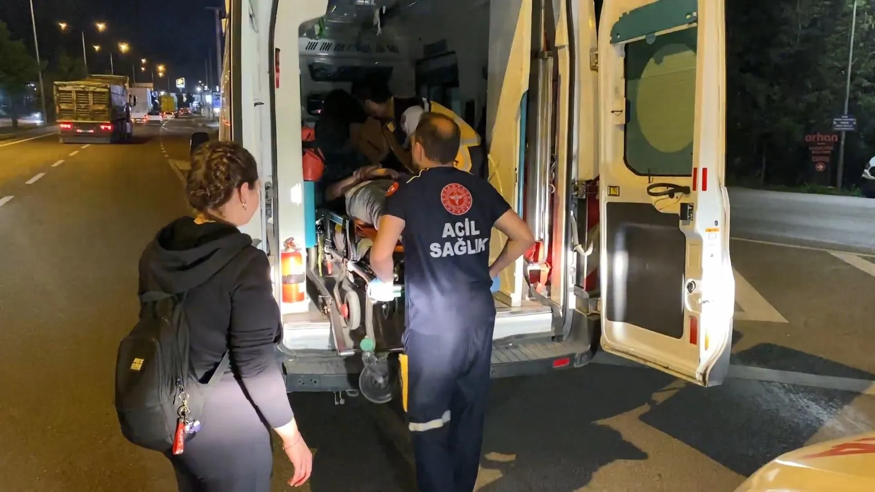 İnegöl yolunda zincirleme motosiklet kazası