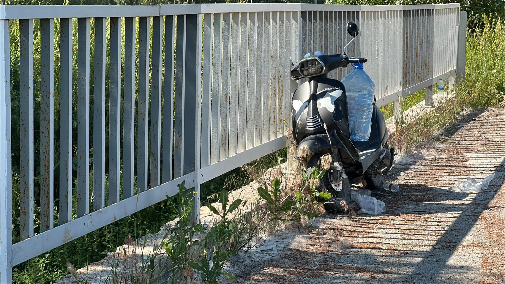 Kütahya’da trafik kazası Motosiklet sürücüsü yaşam mücadelesi veriyor