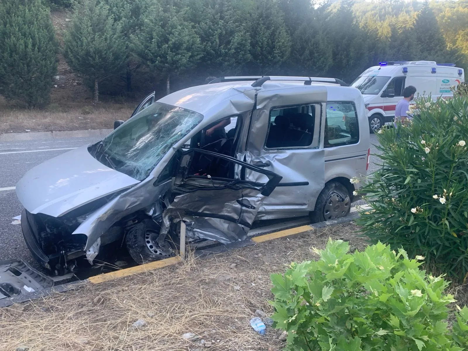 Marmaris yolunda feci kaza 1 can kaybı