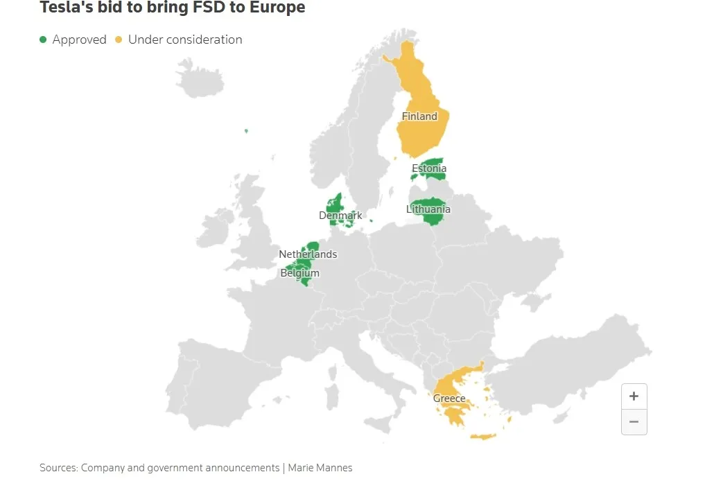 Finlandiya, AB'den önce Tesla FSD’yi onaylamayı değerlendiriyor