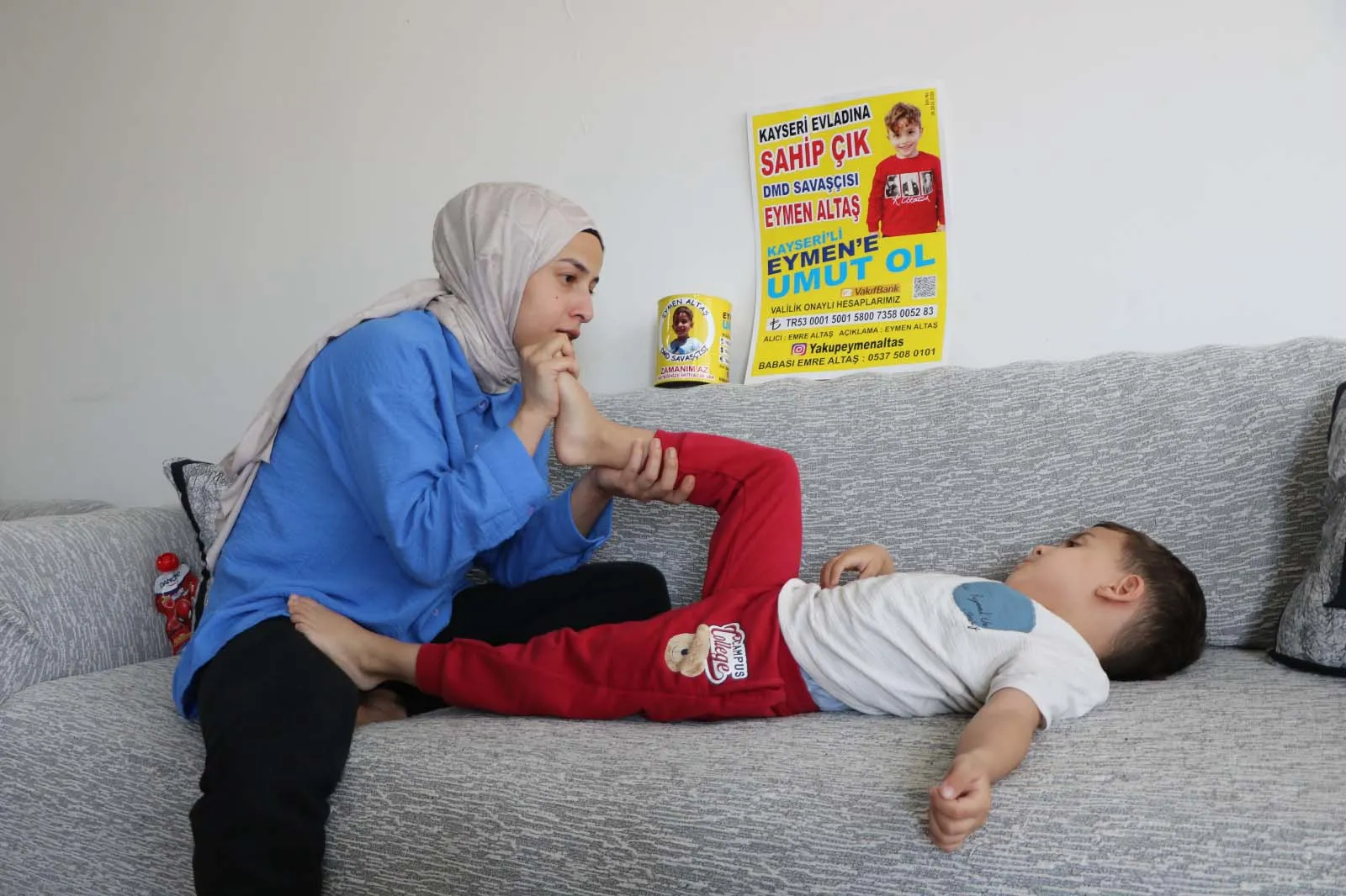 Eymen’in yürüme yetisini kaybetmemesi için son 19 gün
