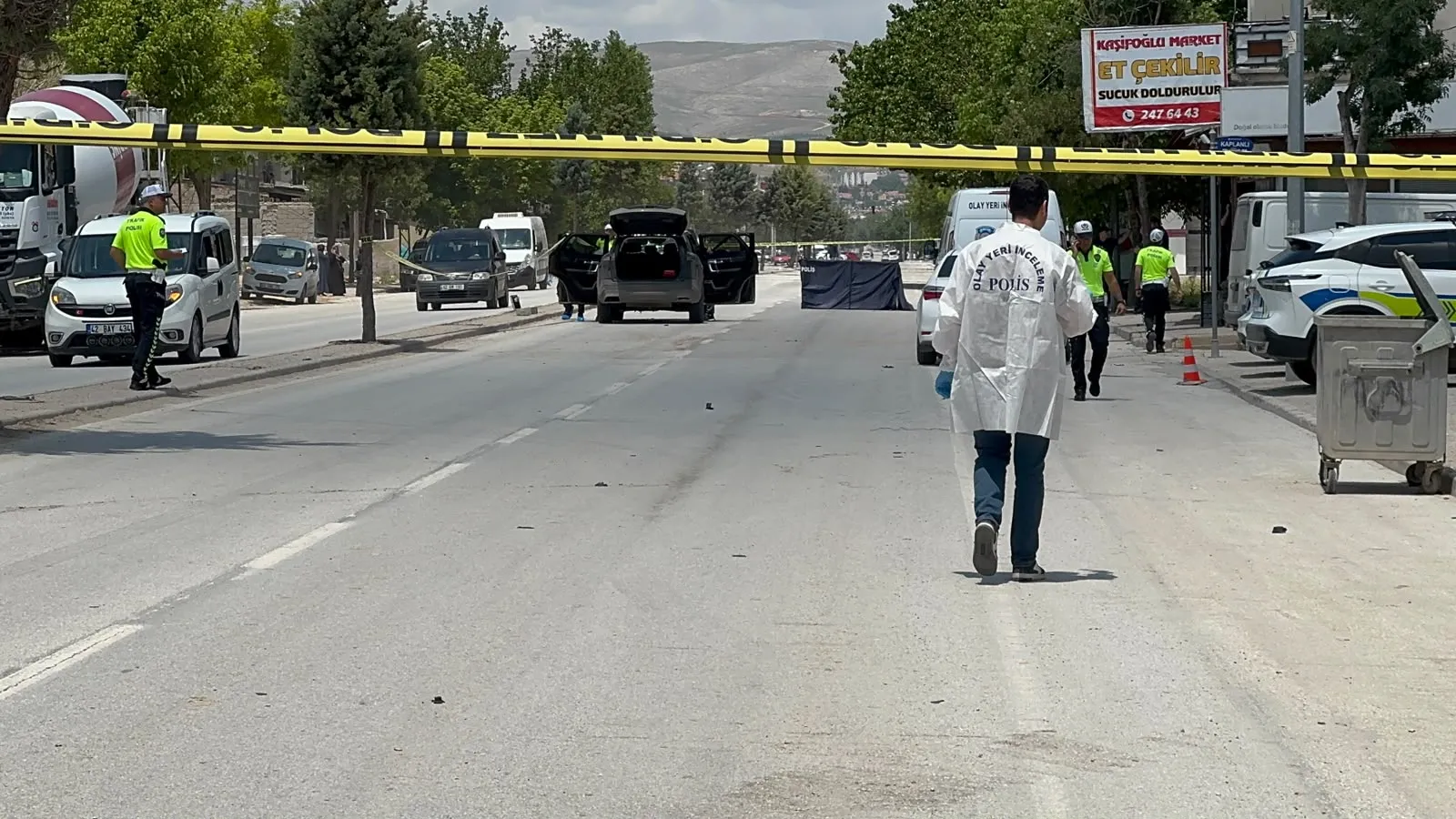 Konya’da yaya geçidinde acı son