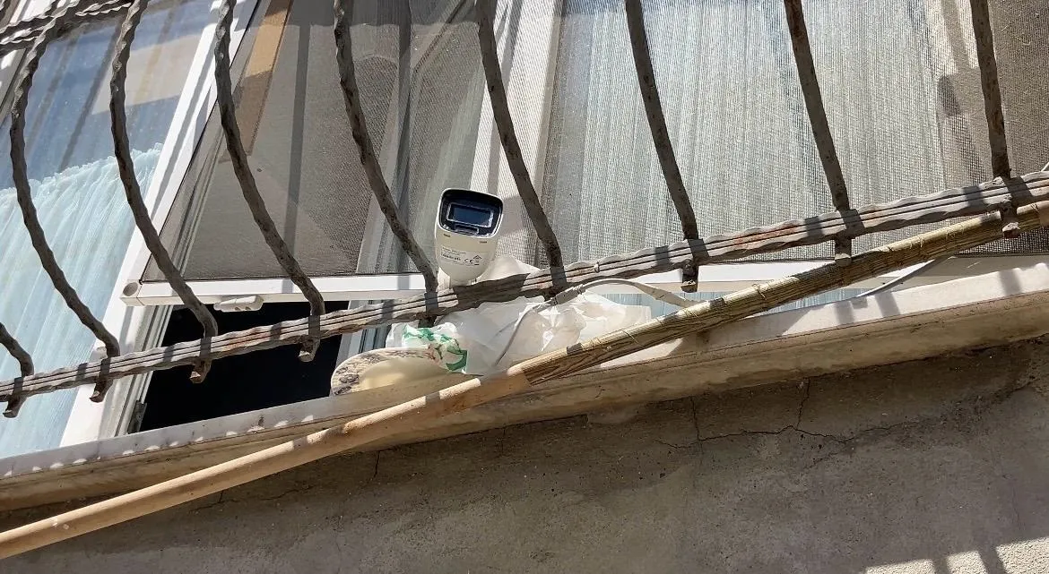 İzmitli öğretmenin tavuk yumurtalarını çalan karga kameraya yakalandı