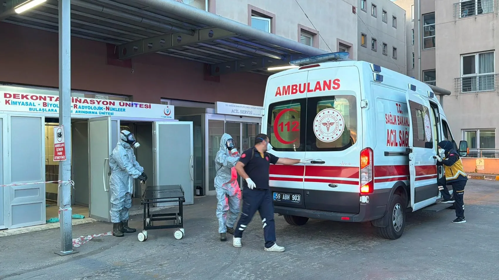 Tekirdağ'daki kimya fabrikasında patlama 4 işçi yaralandı